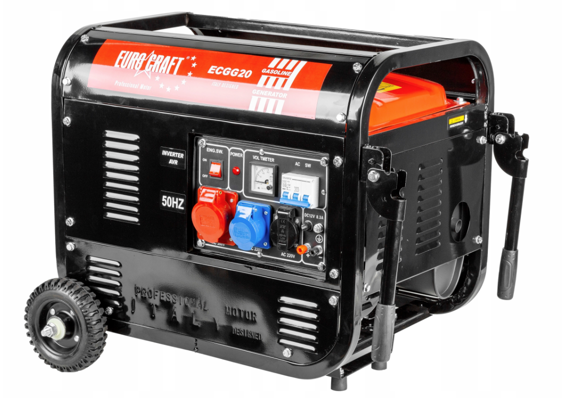 MAX MXGG20 ELEKTROCENTRÁLA GENERÁTOR PRÚDU 7HP 230-380V 12V 2500W AVR