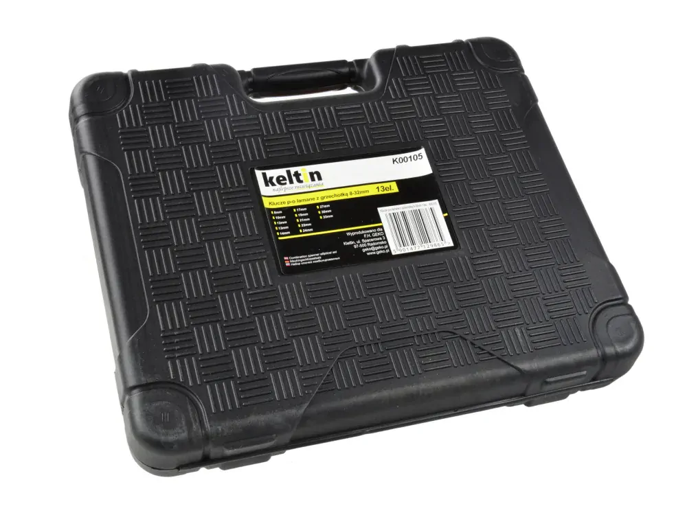 Geko K00105 Kľúče očkoploché s račňou sada 13ks 8-32mm