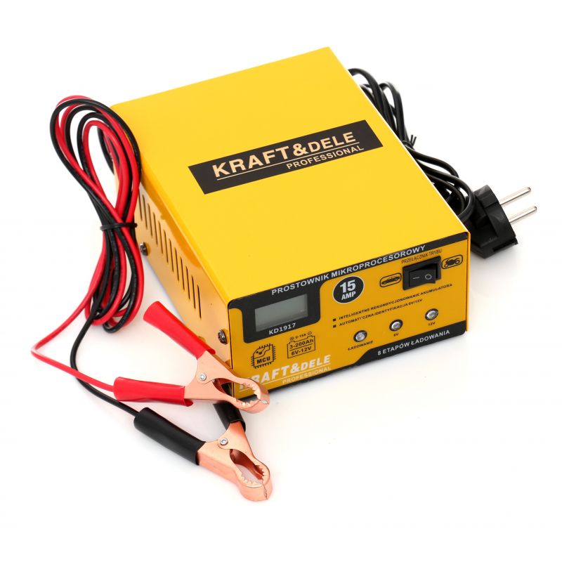 Kraft&Dele KD1917 Nabíjačka mikroprocesorová 15AMP 6/12V