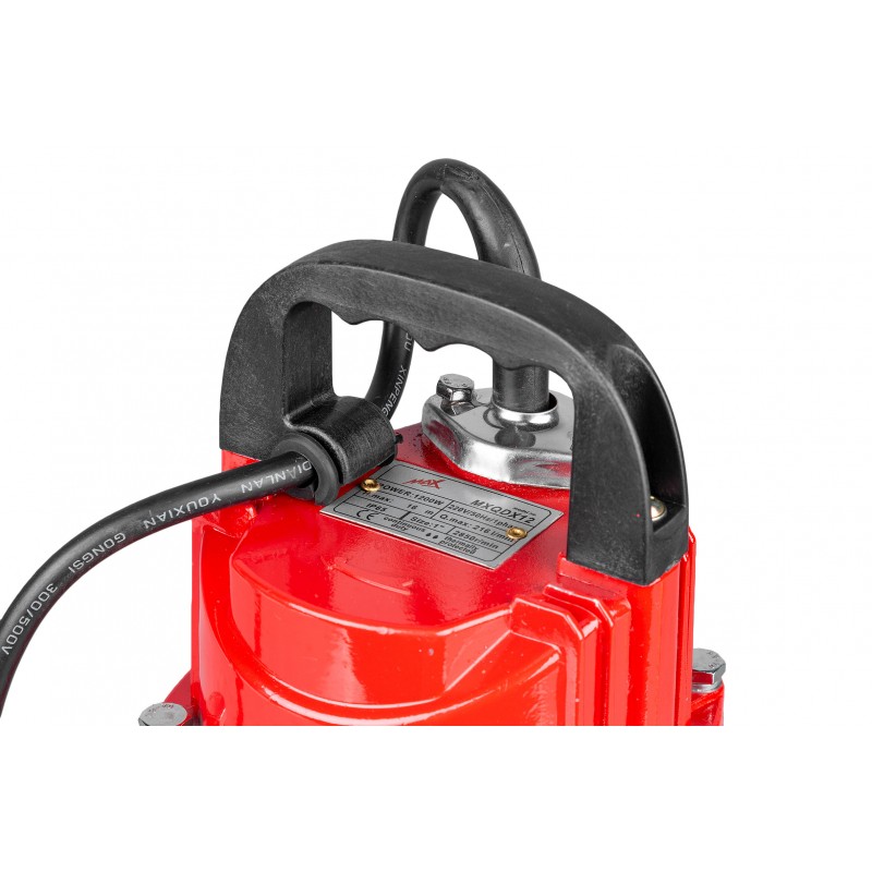 MAX MXQDX12 Ponorné čerpadlo so sitkom pre čistú a špinavú vodu 1200W
