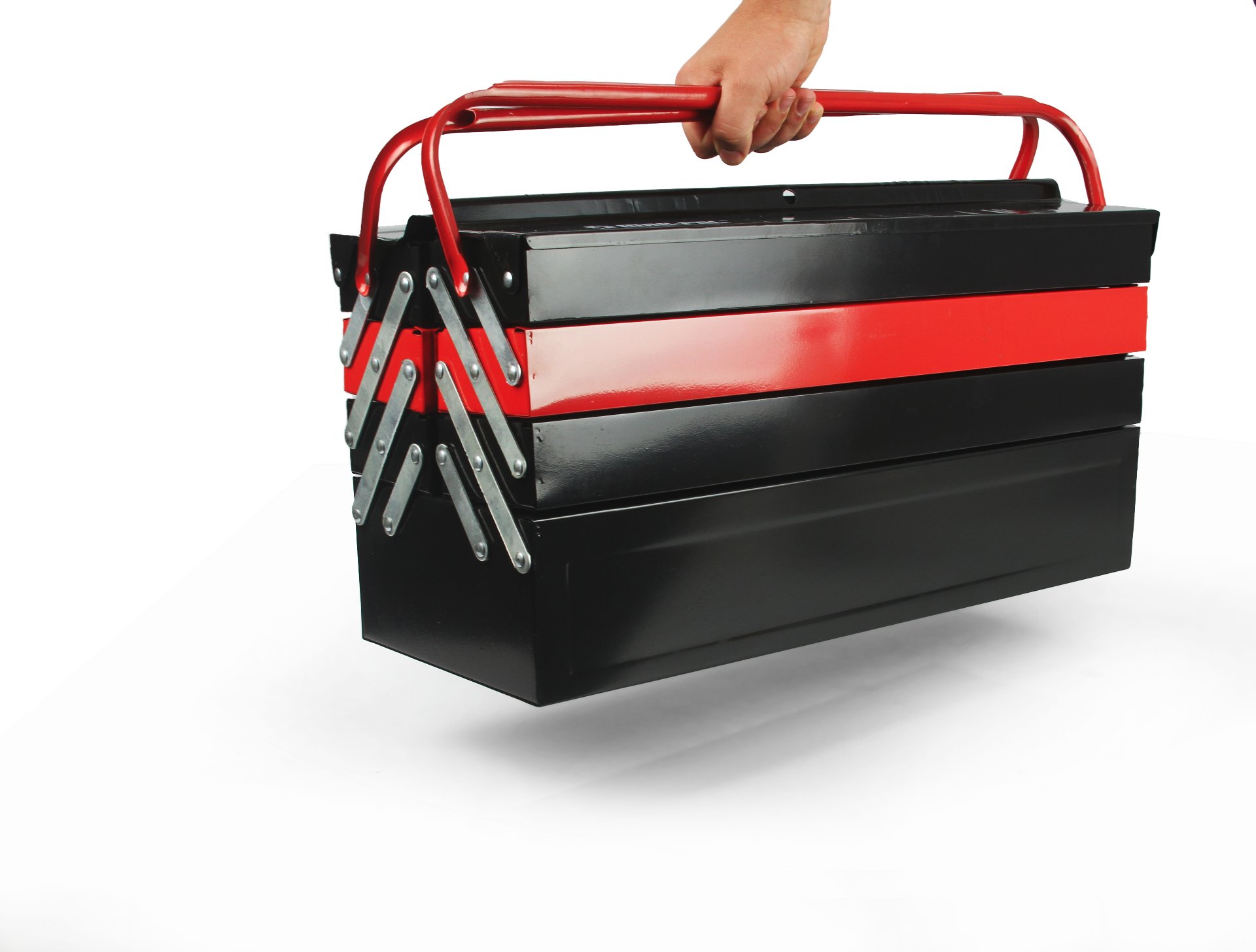 MARPOL M66620 Kovový kufrík skrinka na náradie 7 priehradiek