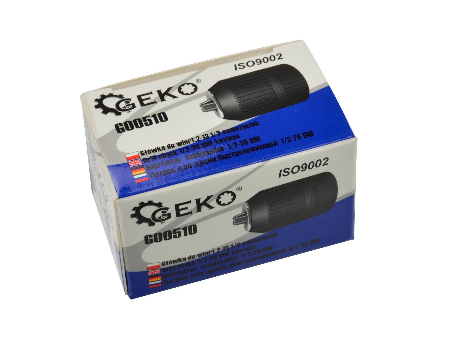 Geko G00510 Rýchloupínacia skľučovadlová hlava na vŕtačku, skľučovadlo 2-13mm 1/2"