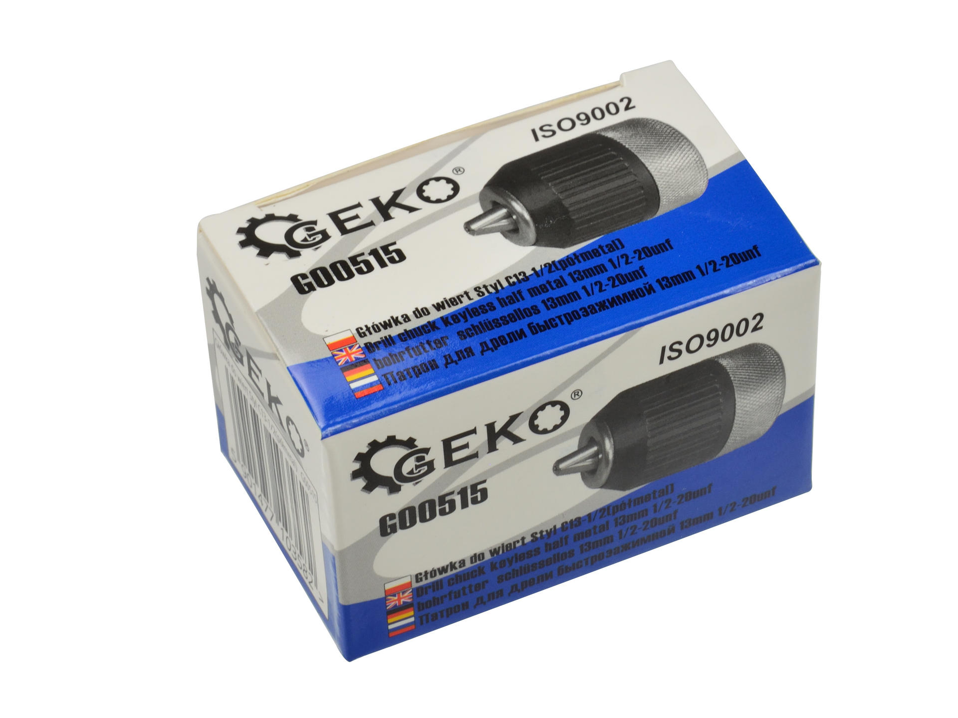 Geko G00515 Rýchloupínacia skľučovadlová hlava na vŕtačku, skľučovadlo C13-1/2 