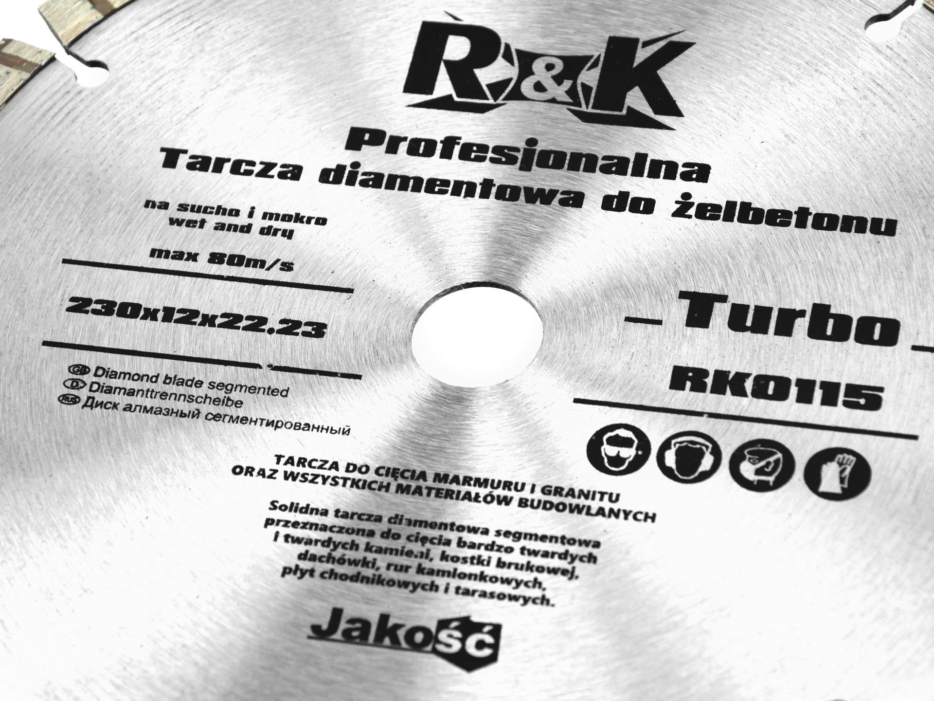 Geko RK0115 Diamantový kotúč na železobetón 230mm x 12 x 22,23mm