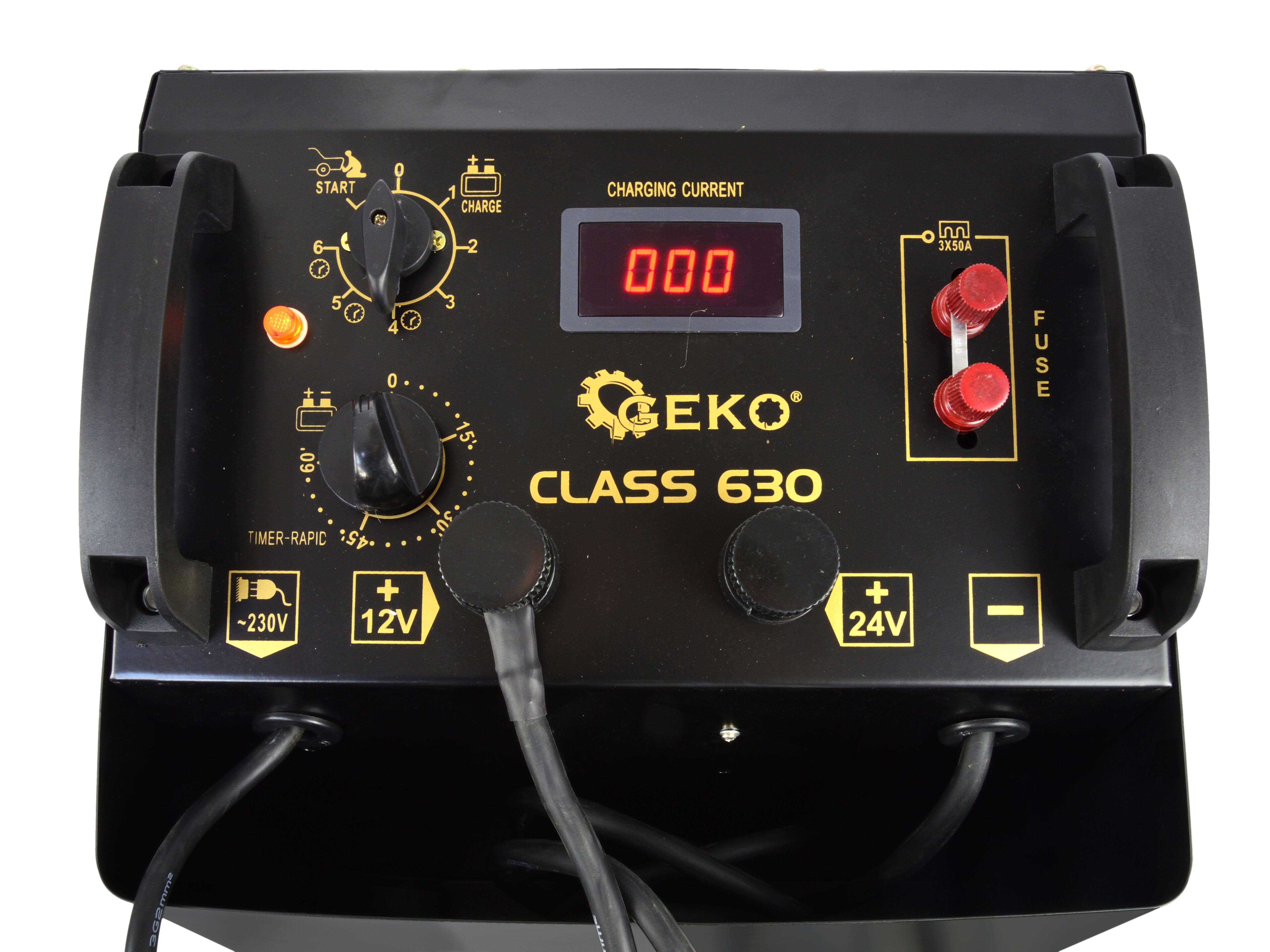 GEKO G80026 Class 630 Autonabíjačka štartovací vozík so štartom 550A 12V / 24V