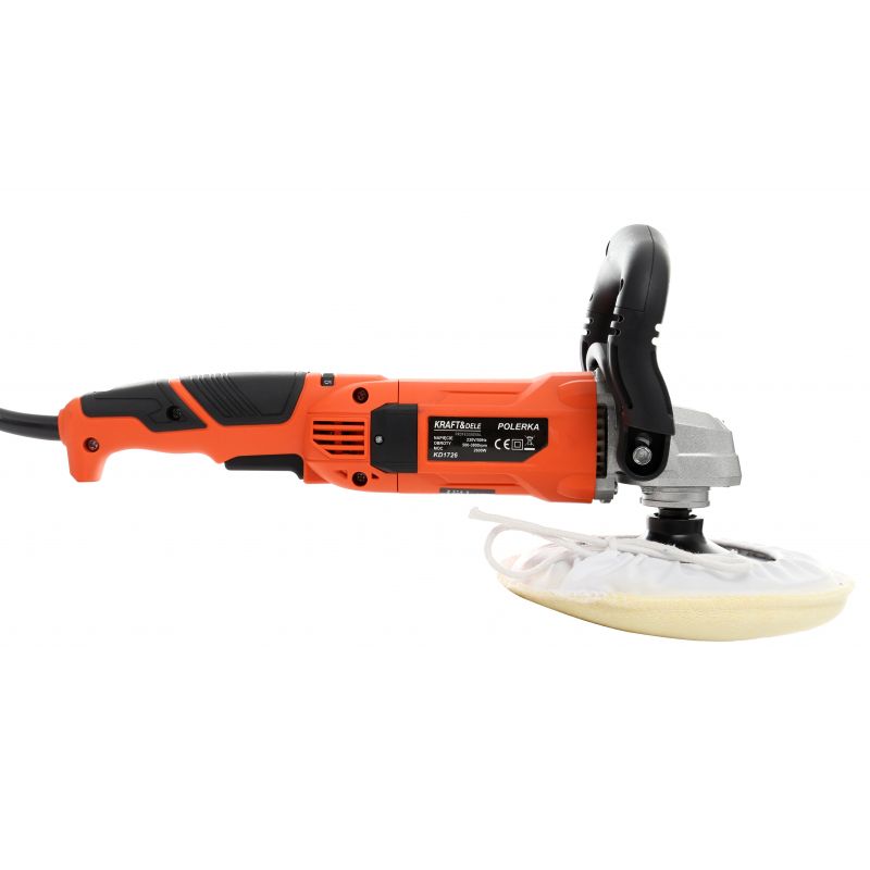 Kraft&Dele KD1726 Elektrická leštička 180mm 2600W na kov drevo
