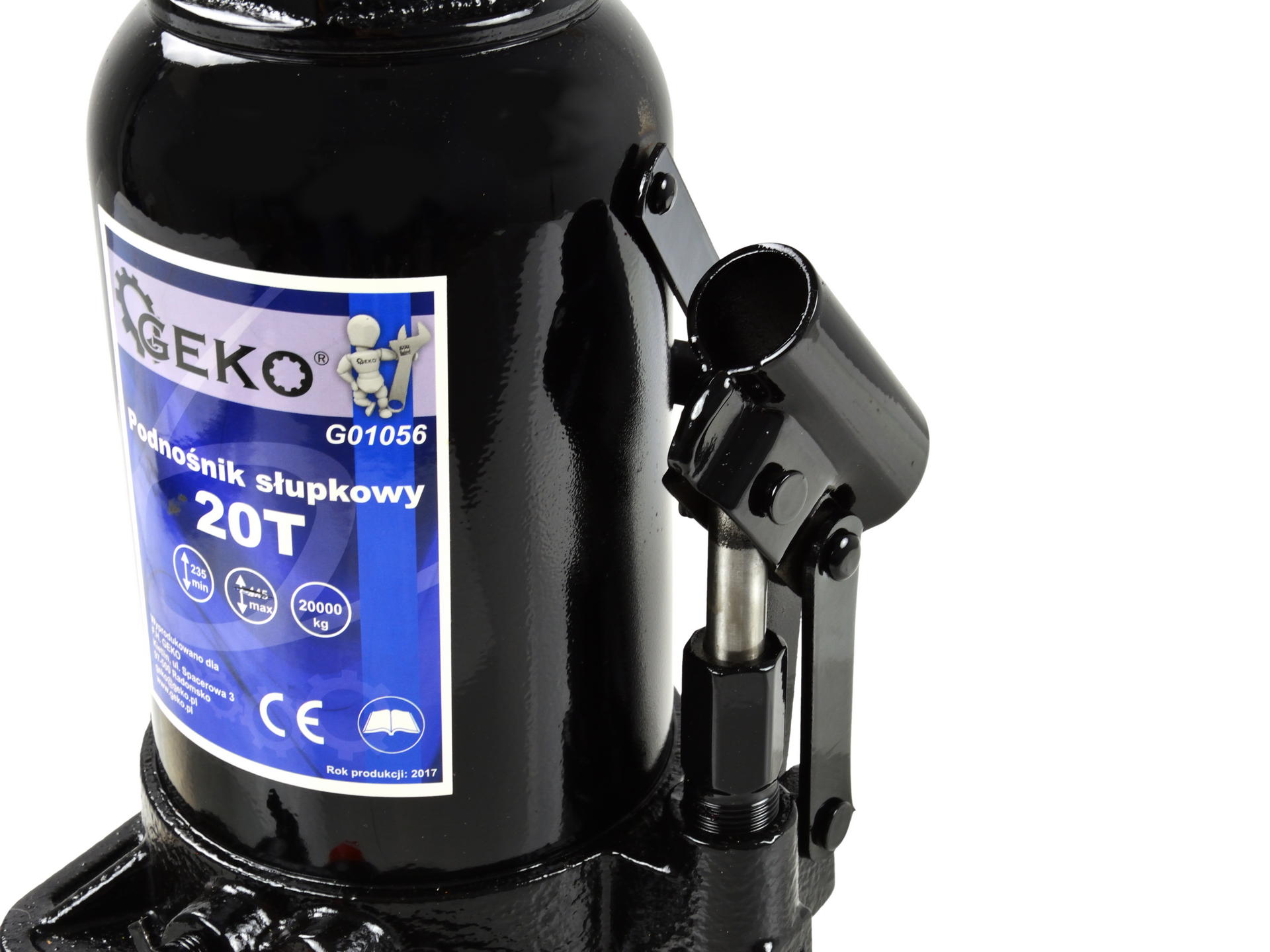 GEKO G01056 Hydraulický pákový zdvihák zdvíhadlo 20T  235 - 450 mm