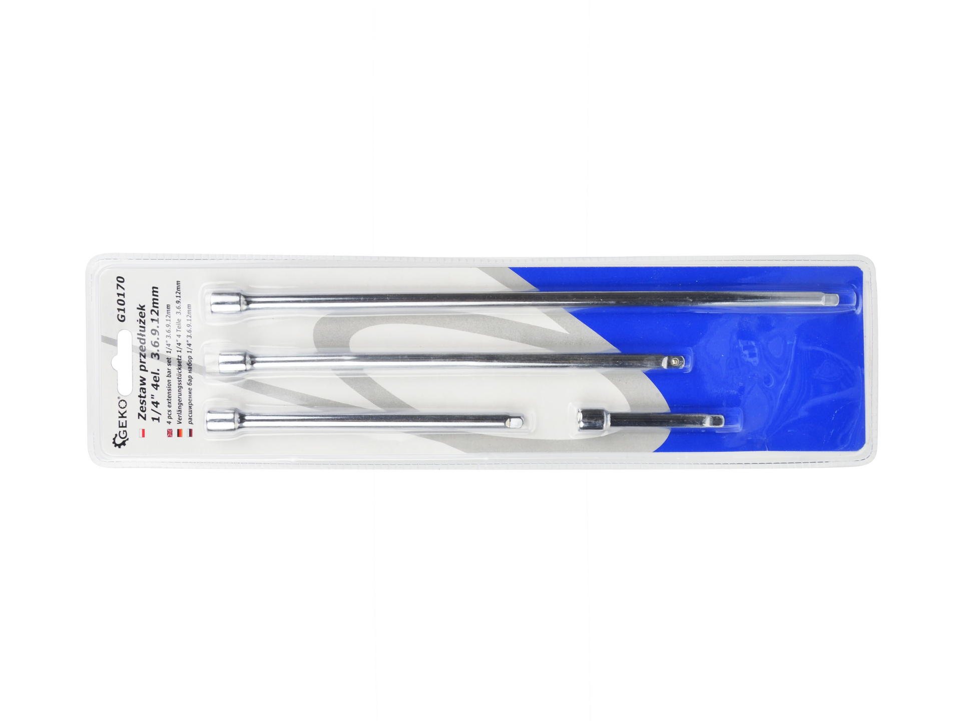 GEKO G10170 4 ks sada predlžovacích nástavcov 1/4" PROFI