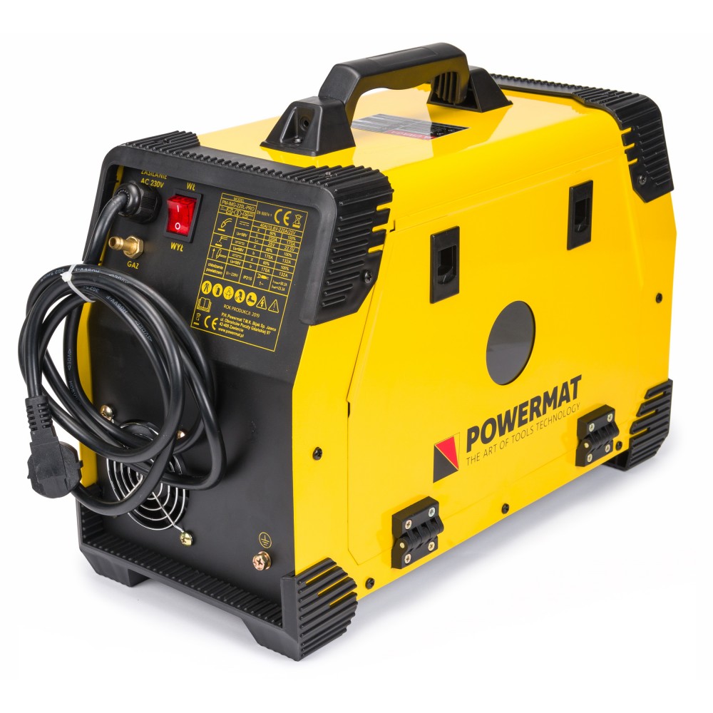 Powermat PM-IMG-220L-PRO INVERTOROVÁ ZVÁRAČKA MIG MAG TIG MMA 220A INVERTOR zváracia kukla SADA