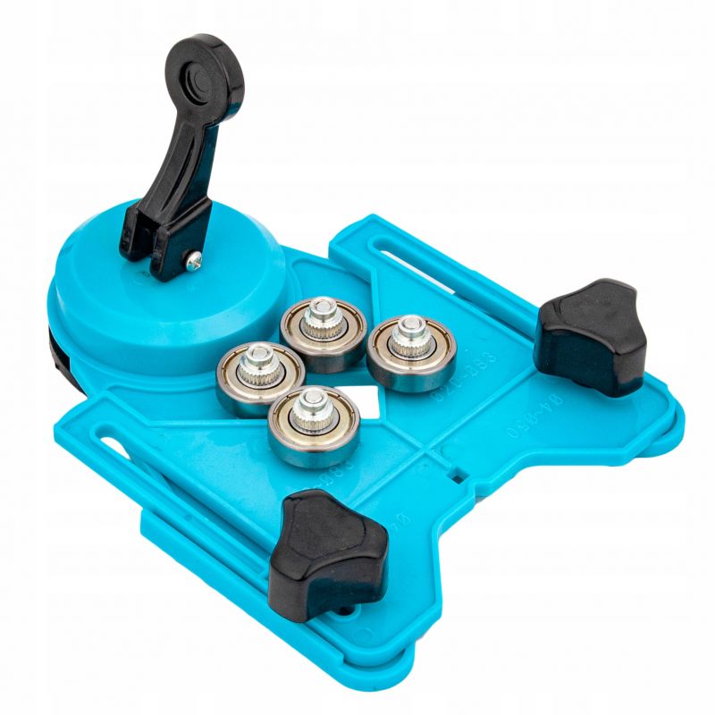 KRAFT&DELE KD10386 Prísavka, šablóna, držiak na vykružováky, vŕtáky 4 mm - 83 mm s prísavkou