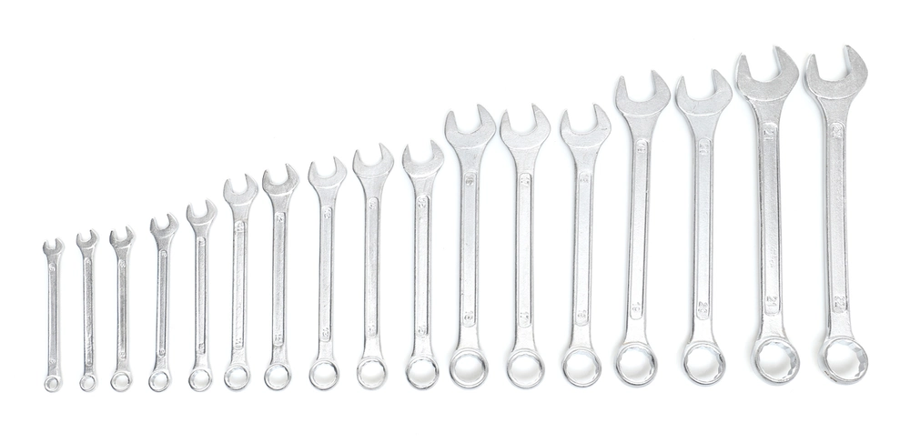 Kraft&Dele KD10923 6-22mm kľúče očkové ploché otvorené puzdro 17ks Sada