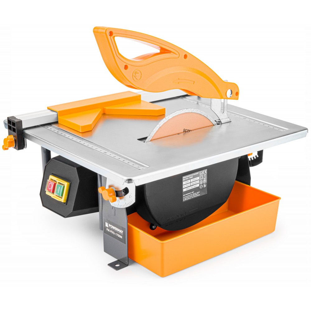 POWERMAT PM-PDG-1700M 1700W ELEKTRICKÁ STOLOVÁ PÍLA NA OBKLADY & DLAŽDICE REZAČKA