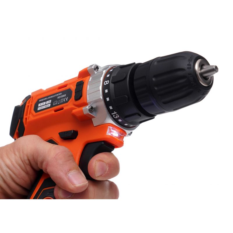 Kraft&Dele KD3068 Aku vŕtací skrutkovač 12V 2x1,5Ah LCD