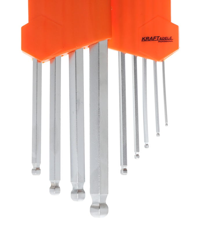 Kraft&Dele KD10296 Sada imbusových kľúčov, kľúče CrV 9ks imbus