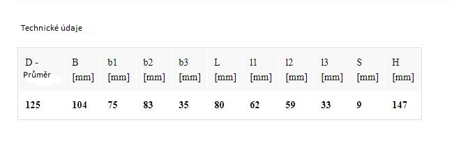 GEKO G71522 Otočné koliesko koleso 125mm PP