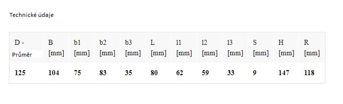 GEKO G71523 Otočné koliesko s brzdou koleso 125mm PP