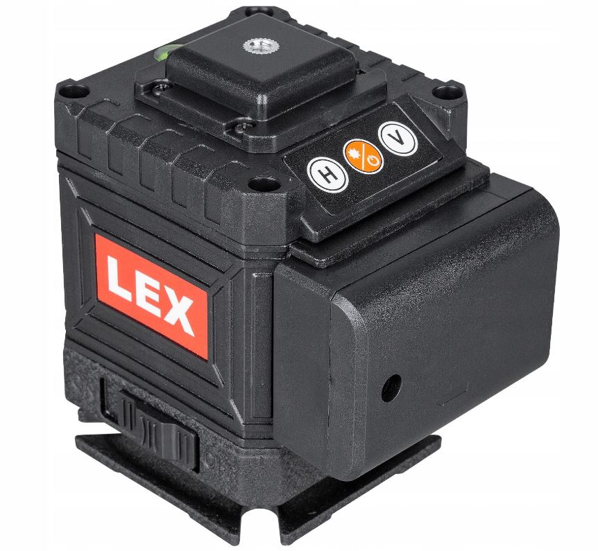 LEX LXNL3DG Laserova vodováha 3D 360° krížový laser meradlo + statív a puzdro