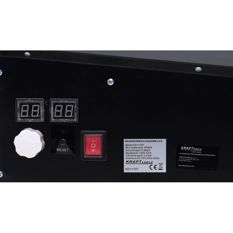 KRAFT&DELE KD11707 Plynový ohrievač kúrenie 100kW topidlo