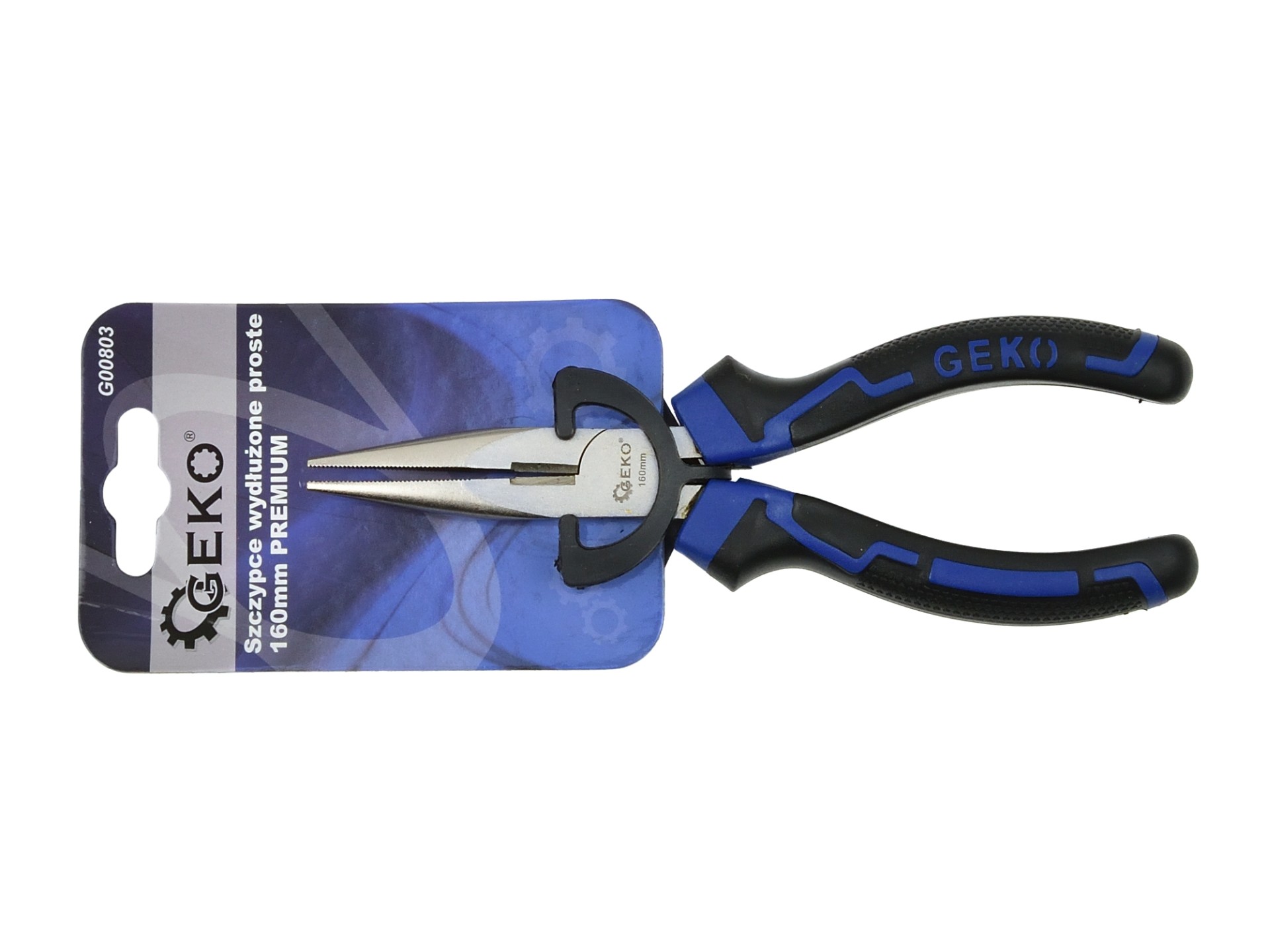 Geko G00803 Predĺžené rovné kliešte 160 mm PREMIUM