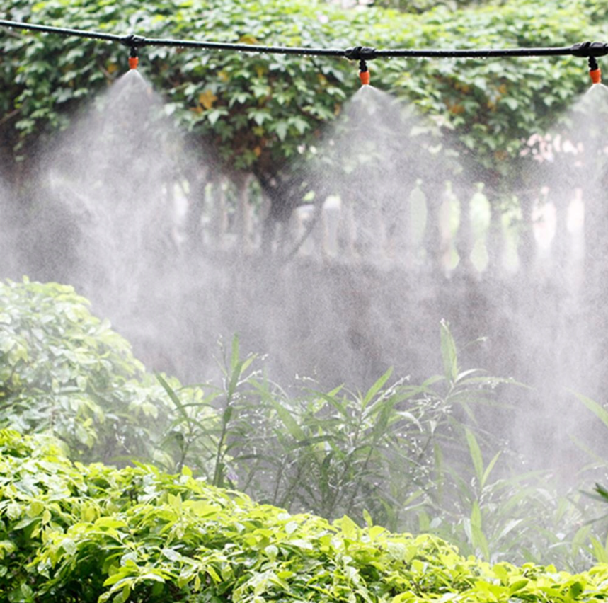 Geko G70075 Záhradná hmlová hadica 10m + trysky, vodná clona hmla zavlažovanie