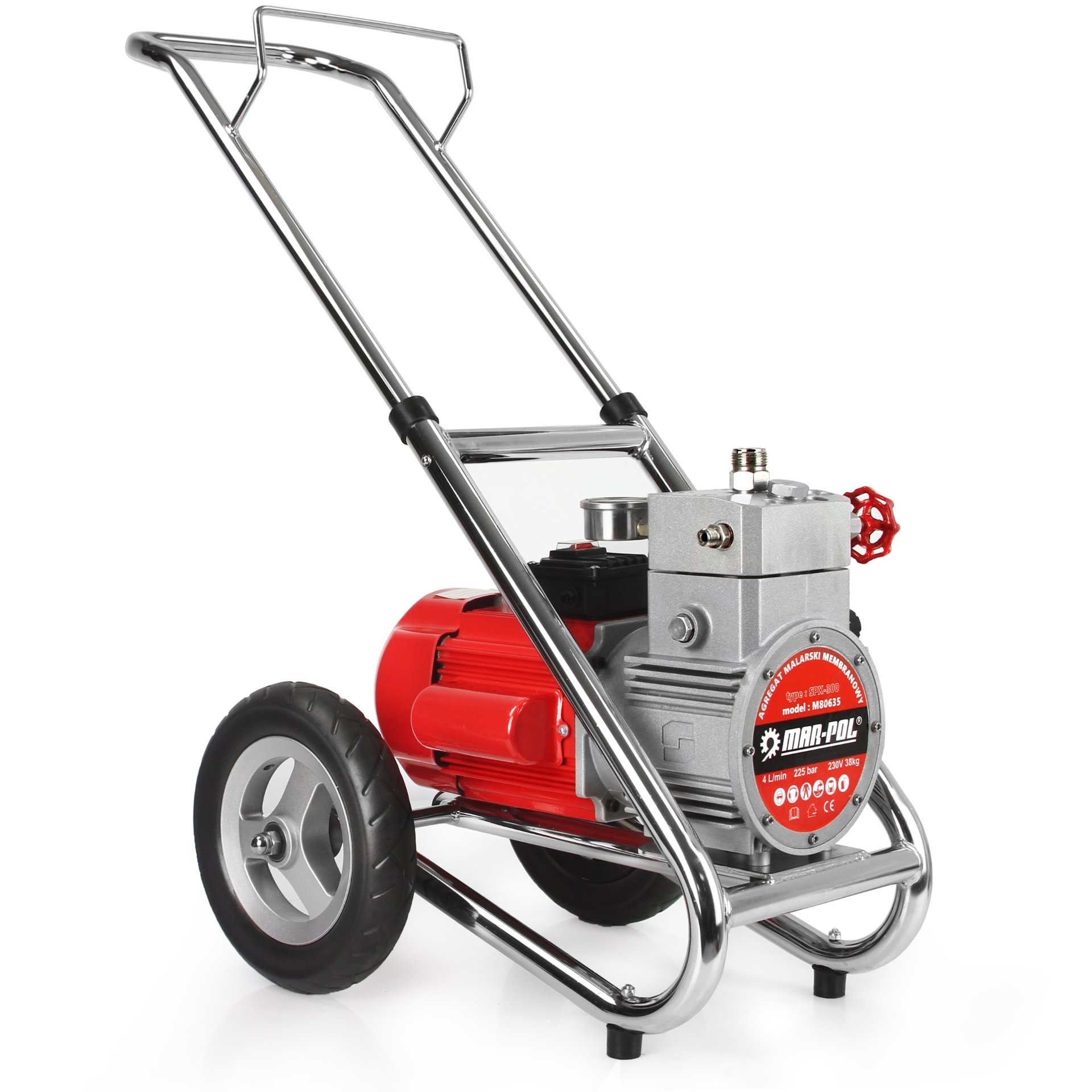 Mar-Pol M80635 Elektrická maliarska pištoľ agregát na maľovanie