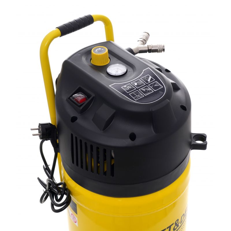 Kraft&Dele KD1417 2 HP Bezolejový kompresor 30L 10 bar 240l/m