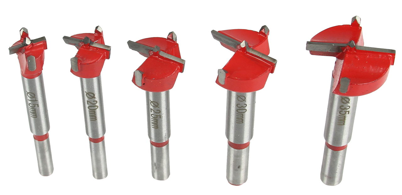 MAR-POL M22410 Vrtáky do dreva sukovníky 5ks 15-35mm