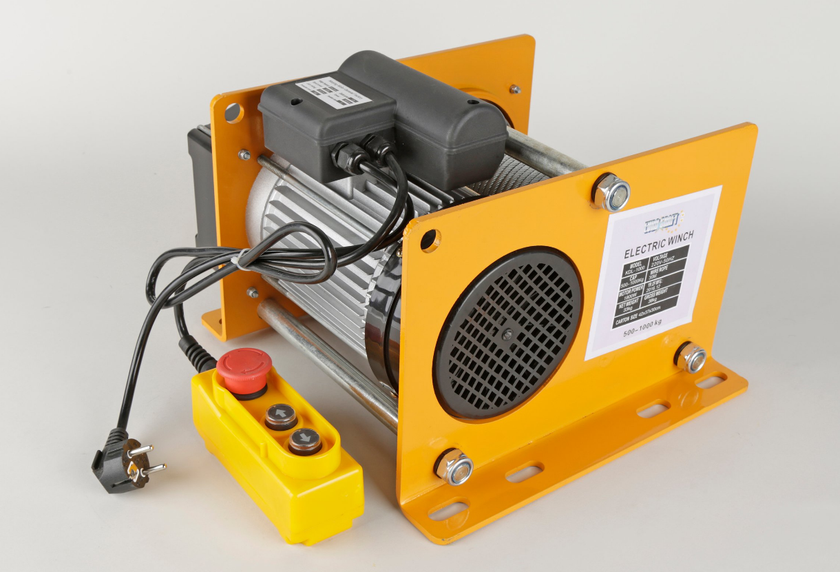 MAX KDL1000 / HJ210 Elektrický lanový navijak 2200W 500/1000kg žeriav, kladkostroj
