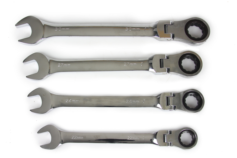 MAR-POL M58611 Ráčnové kombinované kľúče 22 ks kĺbové 6-32mm