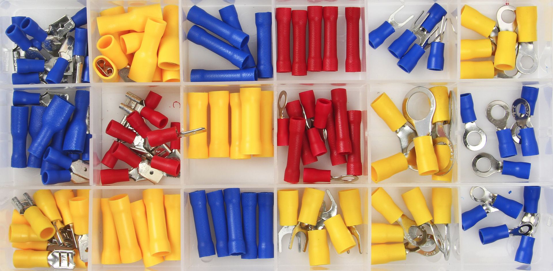 MAR-POL M66504 Sada izolovaných konektorov 120 kusov 