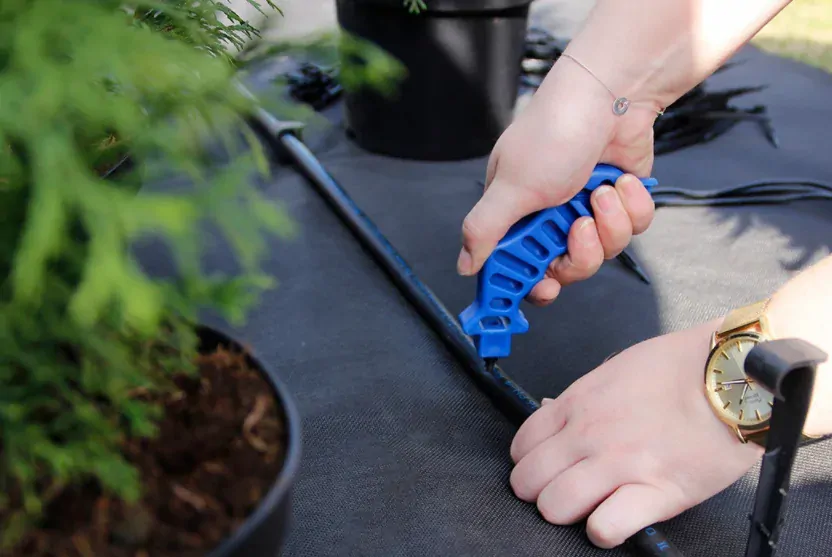 Zavlažovacia hadica striekací systém 33m s 50ks hadičkami 50cm