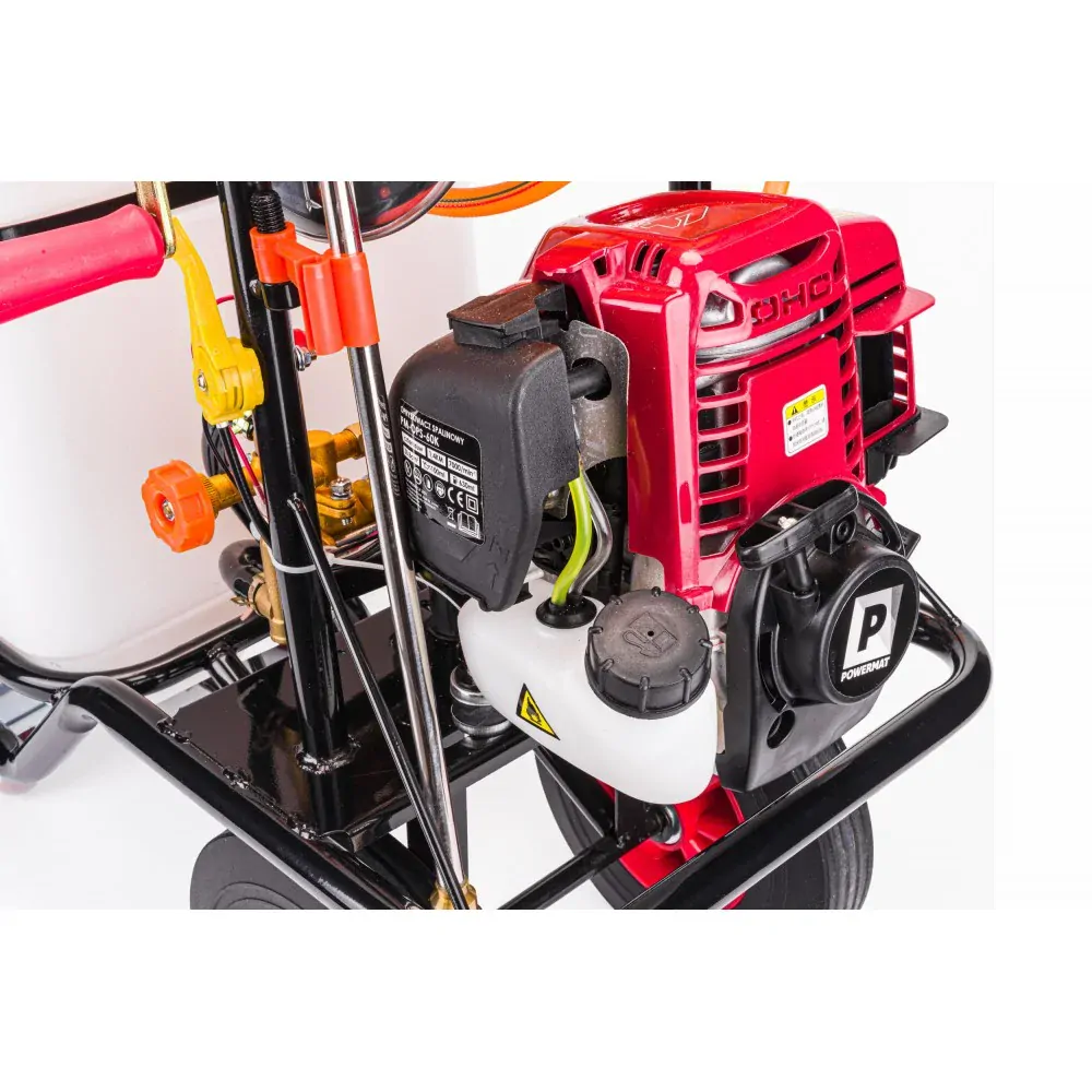 POWERMAT PM-OPS-60K 60L Záhradný motorový benzínový pojazdný postrekovač 1kW