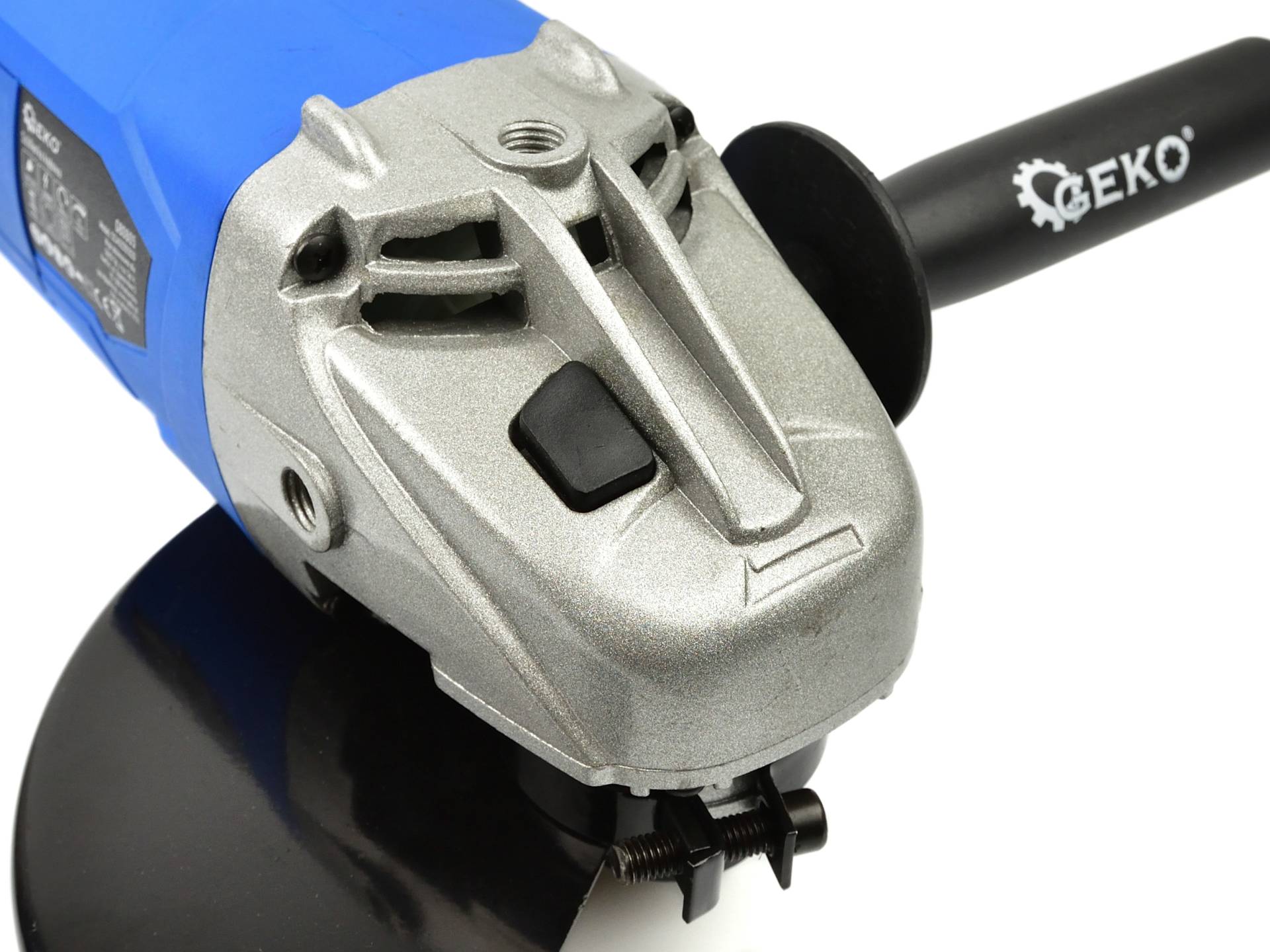 GEKO G80805 Uhlová brúska elektrická 2000W 125mm pre brúsenie + 2 kotúče