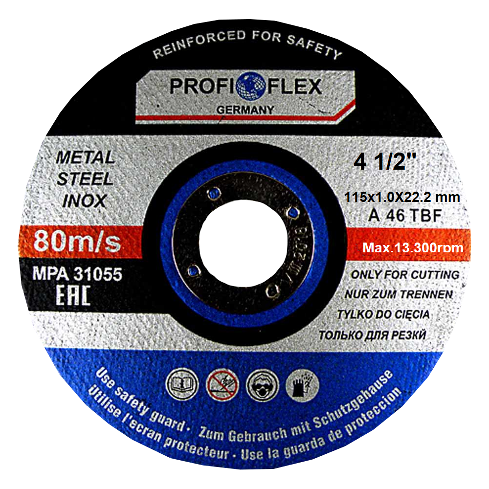 Silver 10101 Kotúč na kov oceľ 115mm 1x22.2mm 10ks