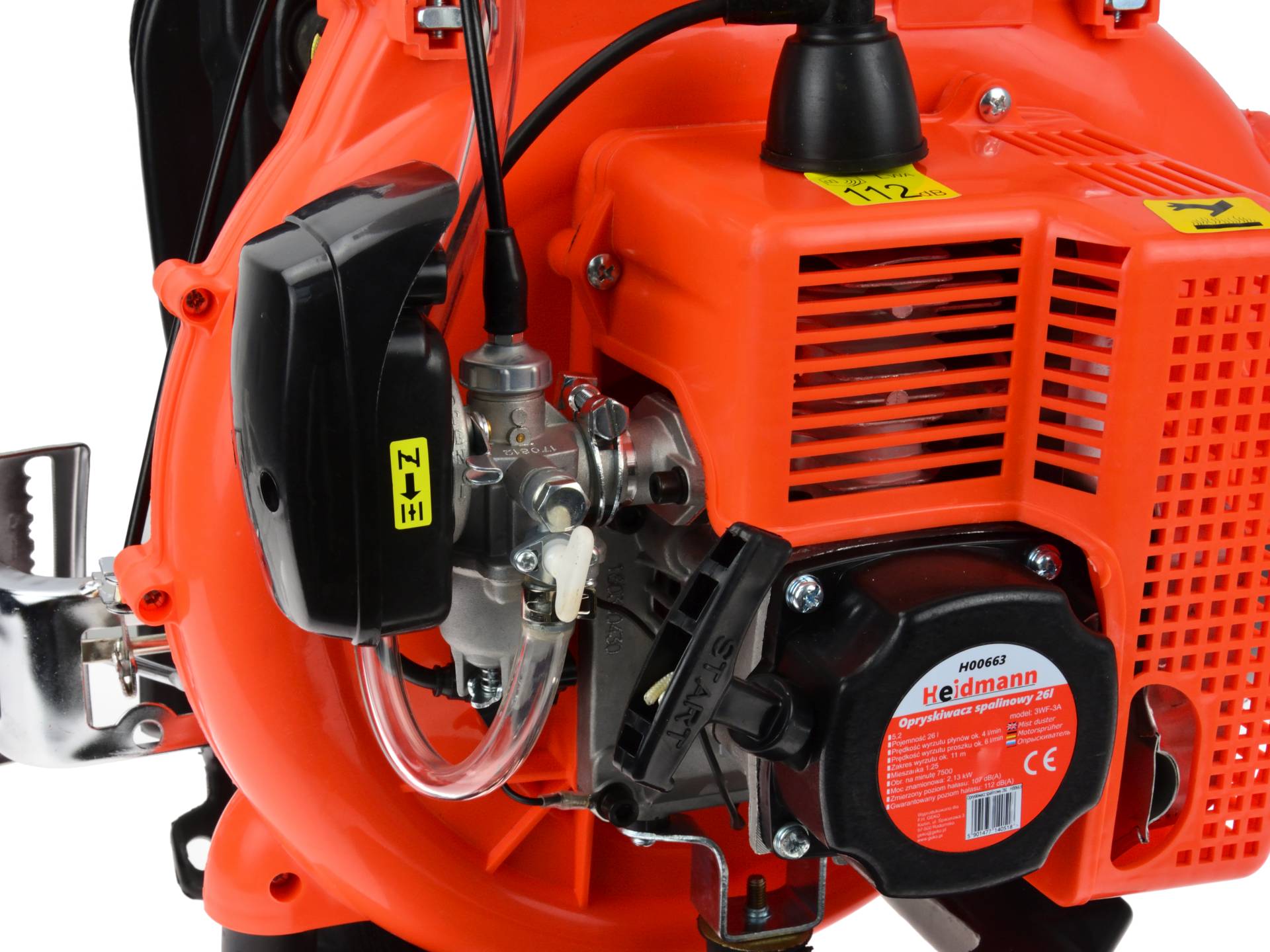 GEKO H00663 2,13 kW 26L MOTOROVÝ BENZÍNOVÝ POSTREKOVAČ ZÁDOVÝ ZÁHRADNÝ