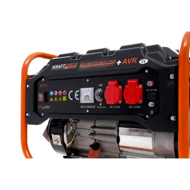 Kraft&Dele KD160 Elektrocentrála 3500W generátor prúdu AVR 12/230V