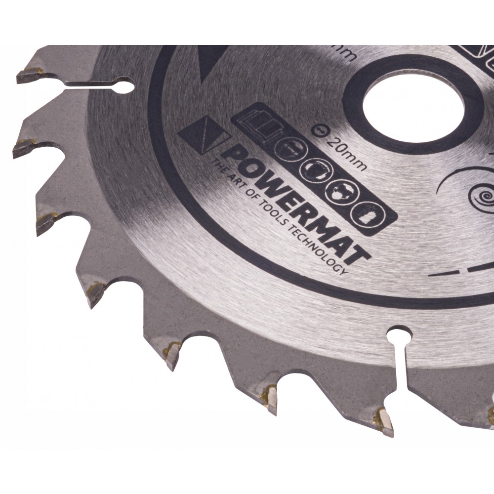 Powermat TDD-160x20x24Z Vidiový kotúč na drevo 160x20 24z