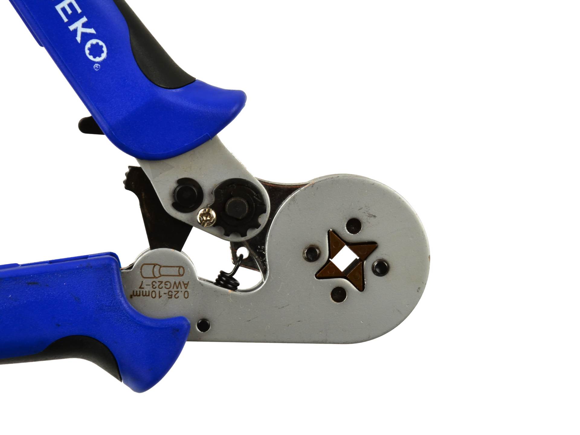 GEKO G01772 Krimpovacie kliešte na káblové objímky svorky 0,25-10mm2