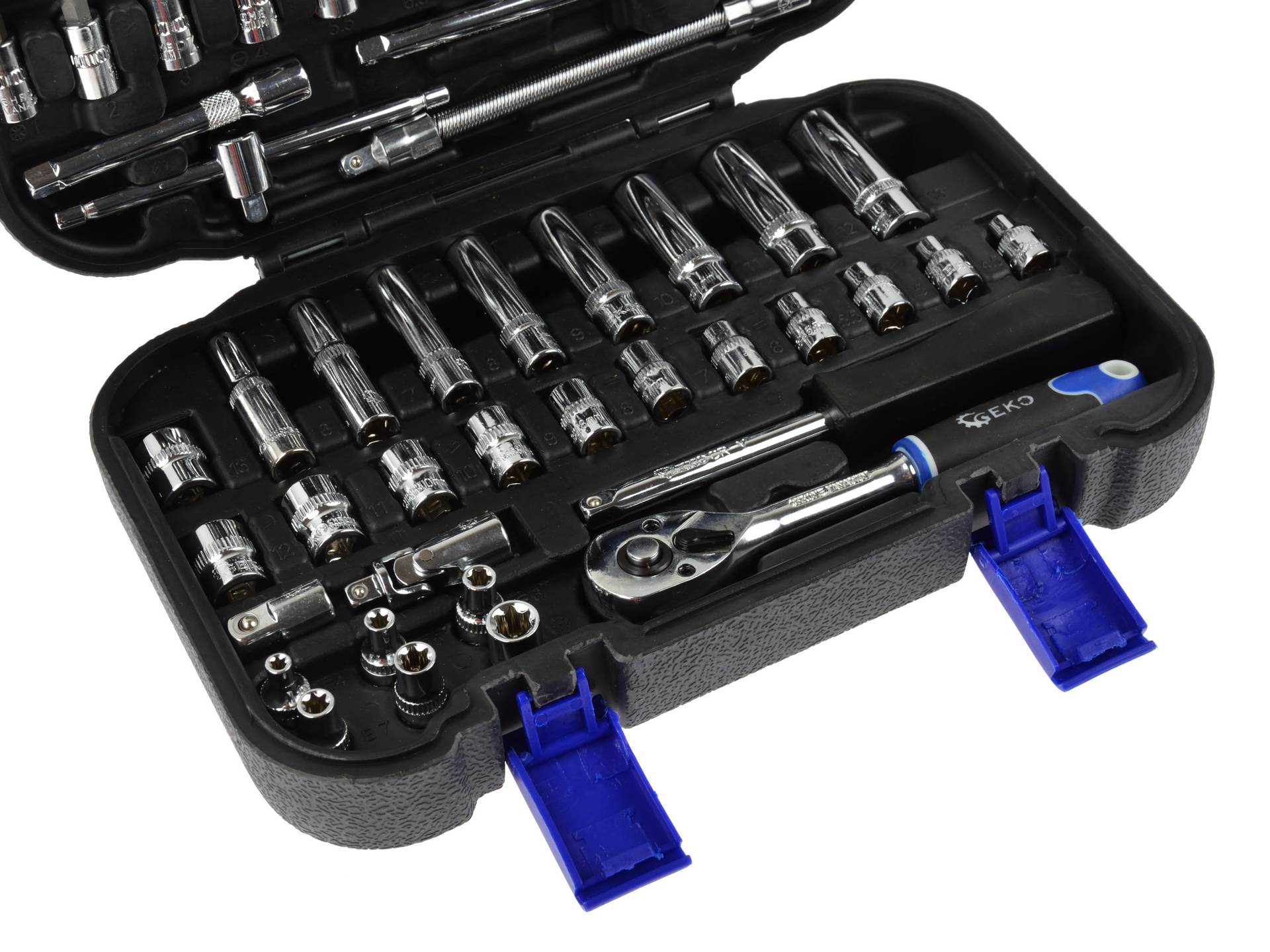 GEKO G10153 Sada nástrčných kľúčov torx 1/4" 56 ks.