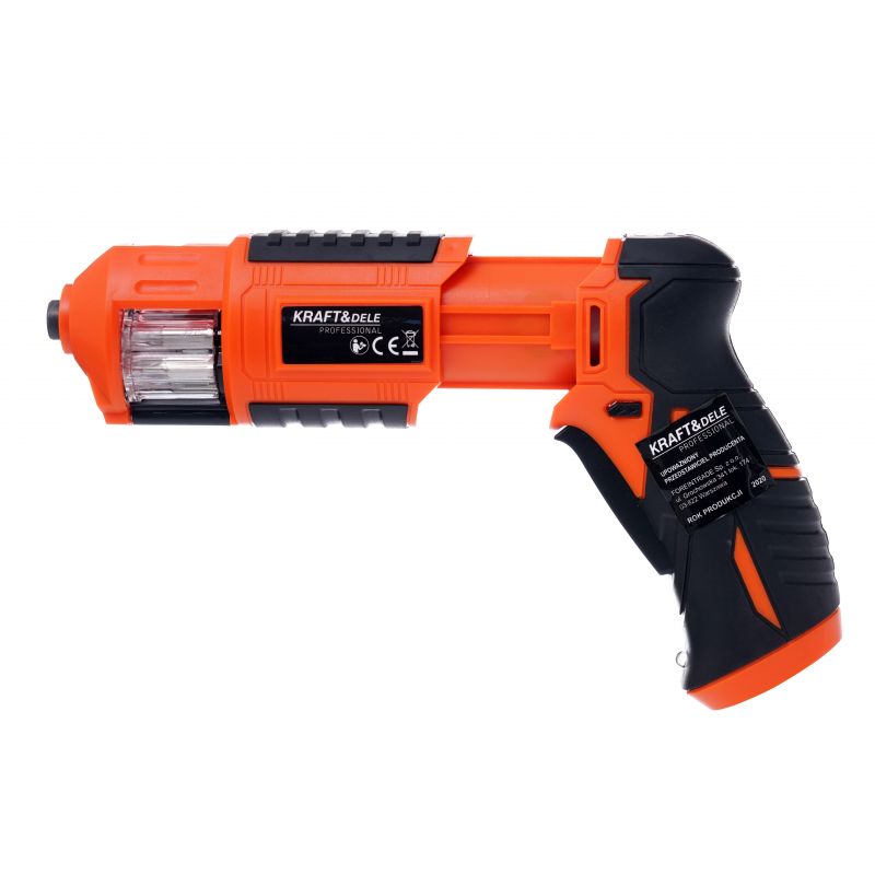 KRAFT&DELE KD1574 Akumulátorový skrutkovač 1300mAh LED bity
