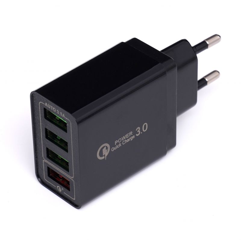 Kraft&Dele KD1237 Sieťová nabíjačka RÝCHLE NABÍJANIE 3xUSB 3,1A adaptér