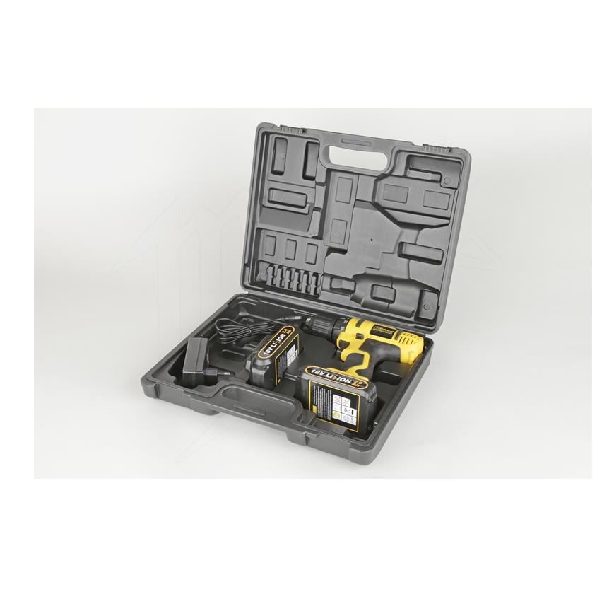 MAX ASCD-18L Aku skrutkovač vŕtačka 18V Li-on 2,0Ah 2ks batérie