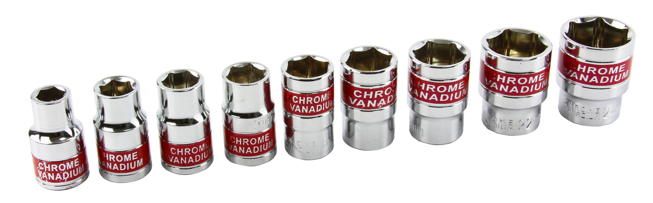 MAR-POL M58200 Nástrčné kľúče 1/2" 10ks 10-24mm