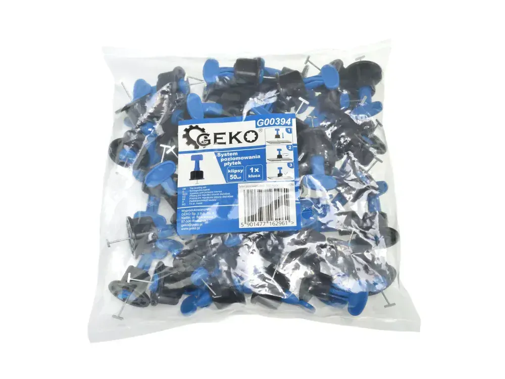 GEKO G00394 Nivelačné spony kliny na vyrovnávanie obkladov a dlažby 50ks nivelácia