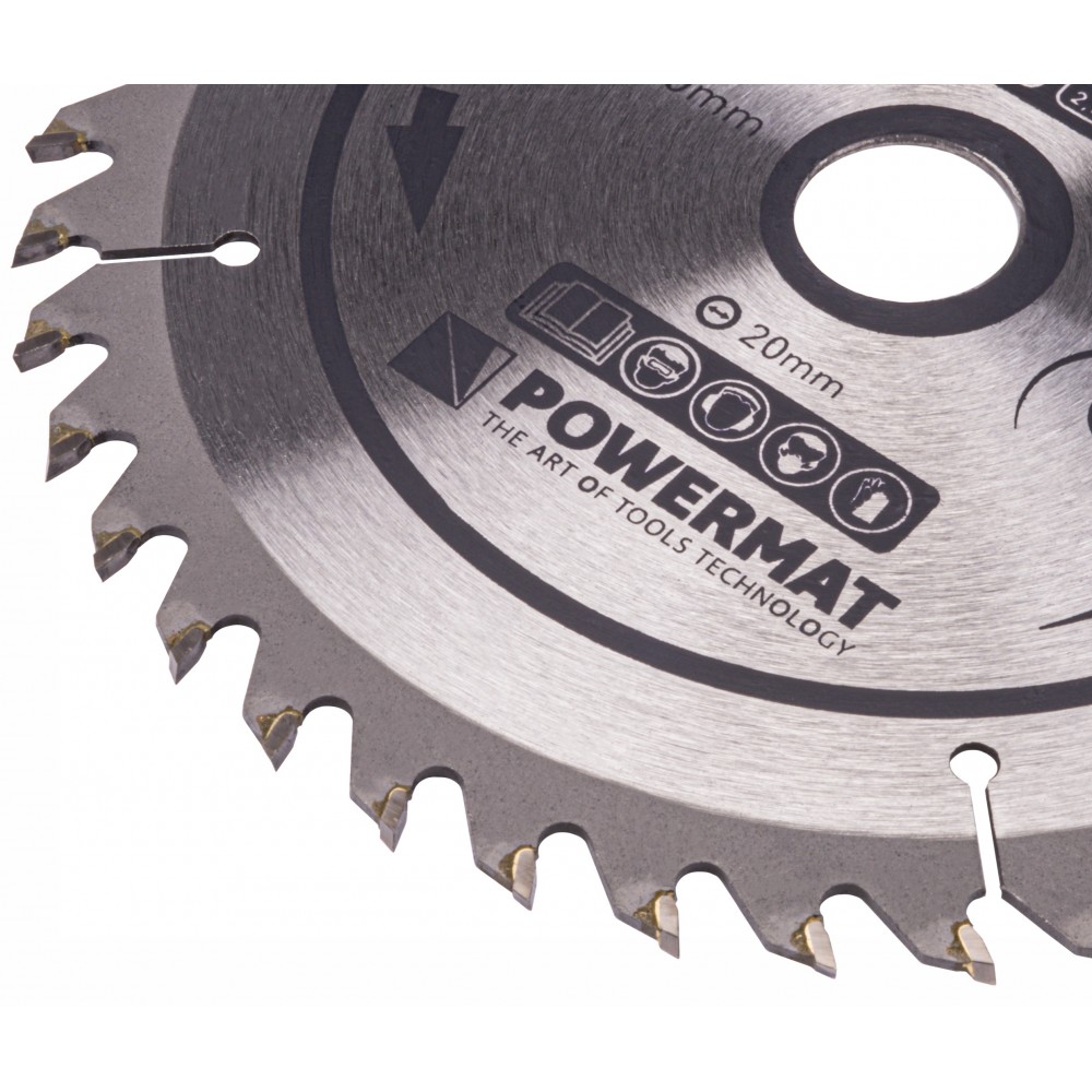 Powermat TDD-160x20x40Z Vidiový kotúč na drevo 160x20 40z