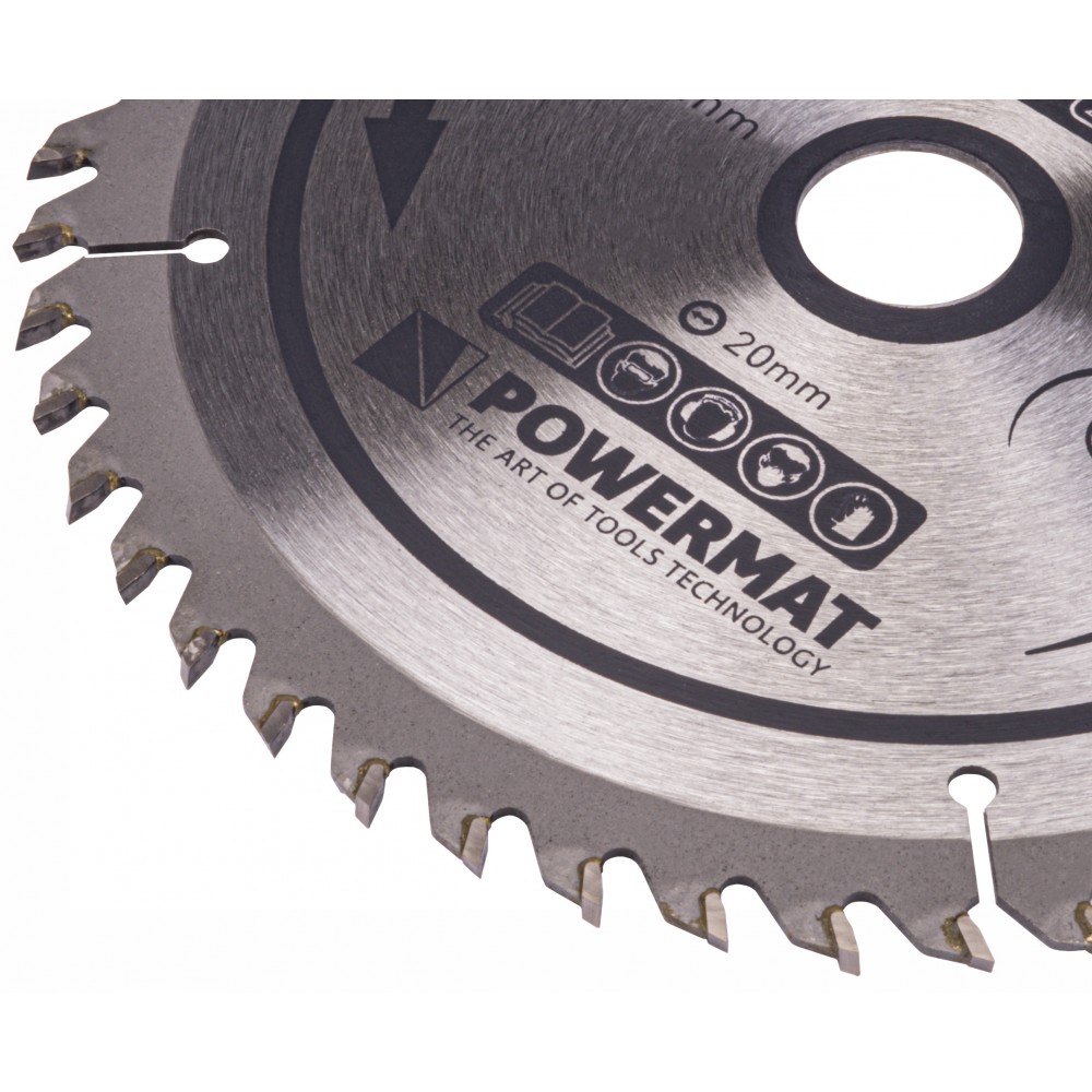 Powermat TDD-160x20x48Z Vidiový kotúč na drevo 160x20 48z