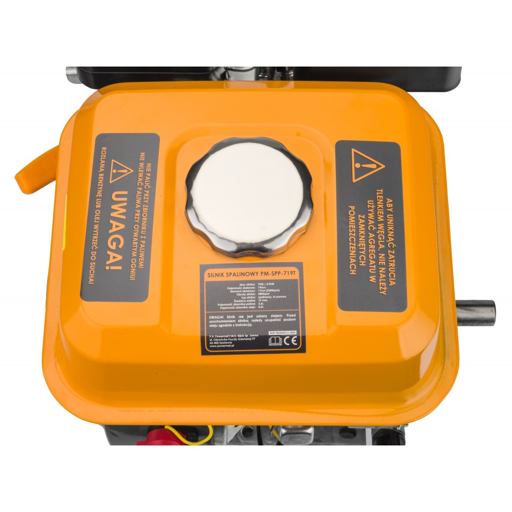 POWERMAT PM-SSP-720T Benzínový spaľovací motor 4,9kW 7HP 20mm