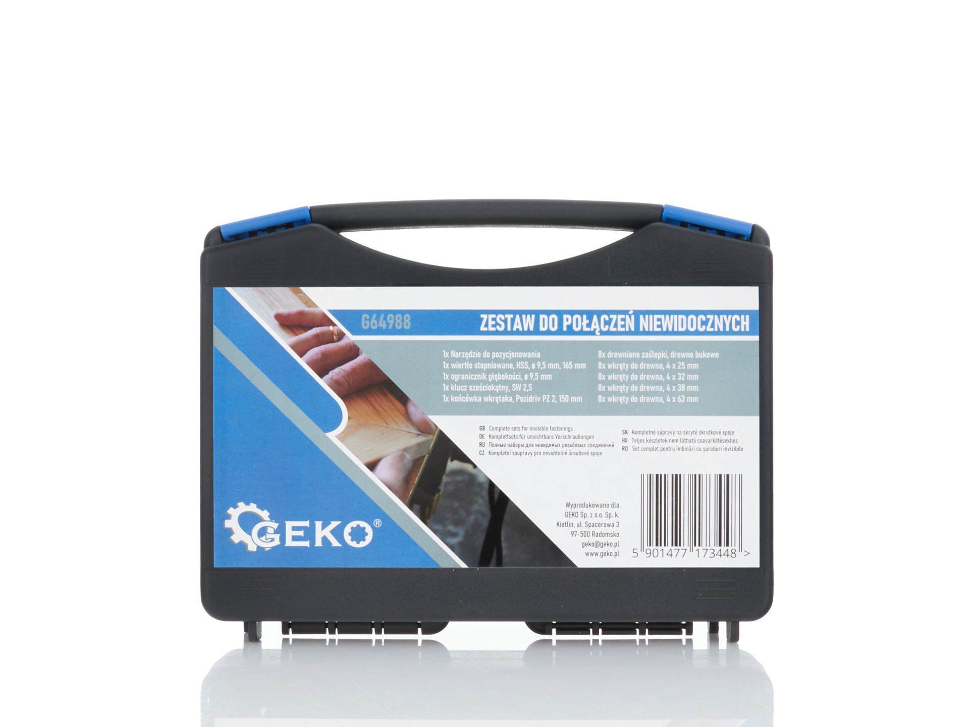 GEKO G64988 Sada pre skryté skrutkové spoje