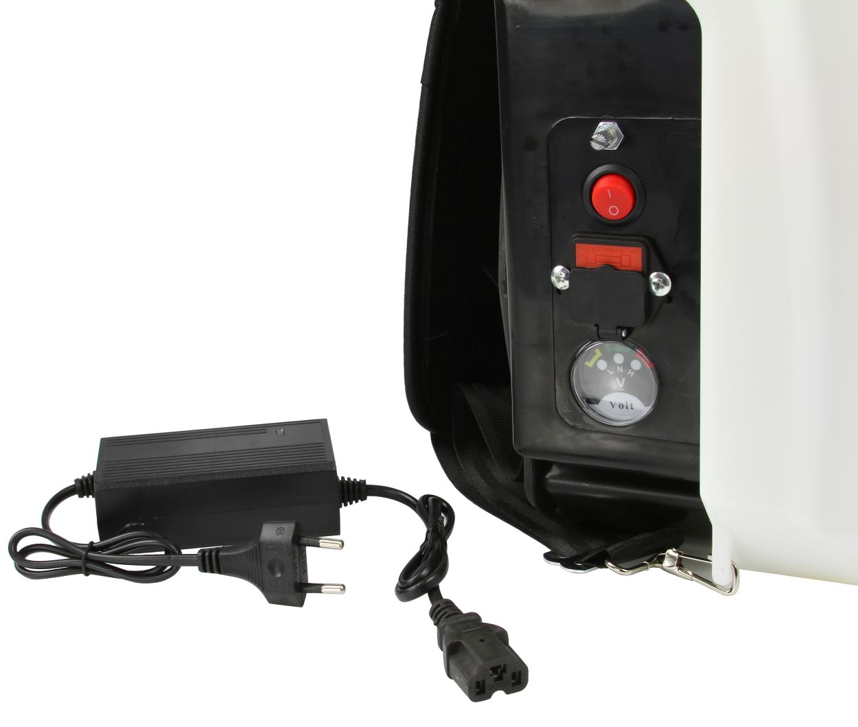 MAR-POL M80210 12L Akumulátorový chrbtový tlakový postrekovač, záhradný 12V SADA