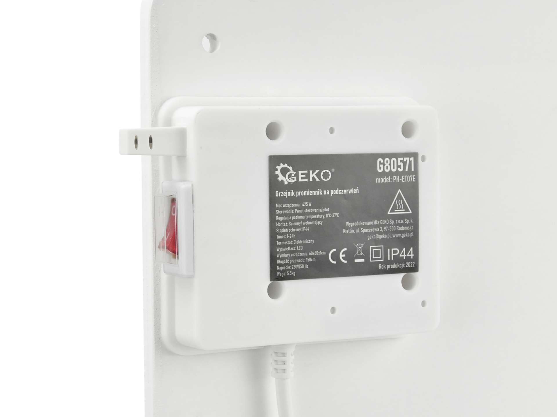 GEKO G80571 Infračervený ohrievač 425W infražiarič